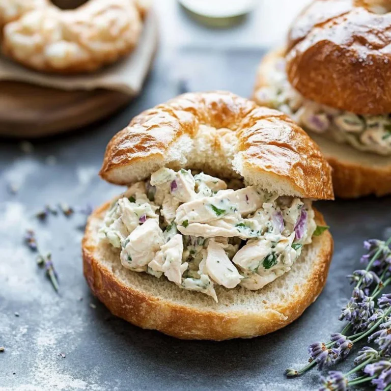 Lavender Chicken Salad Sandwiches: Refreshingly Delicious
