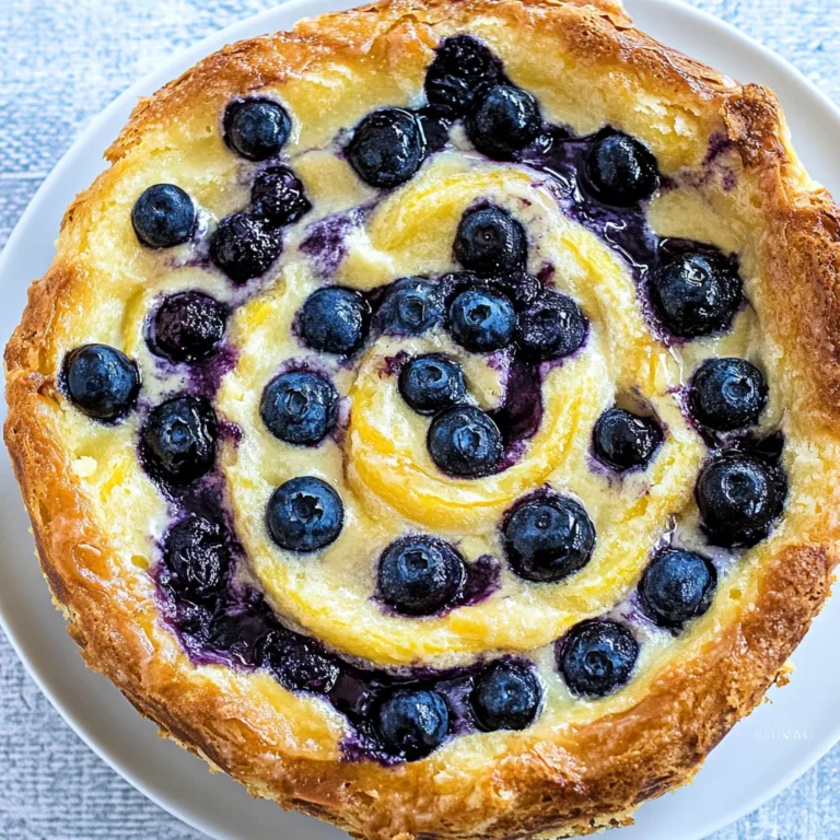 Lemon Blueberry Soufra: A Delightfully Gooey Treat
