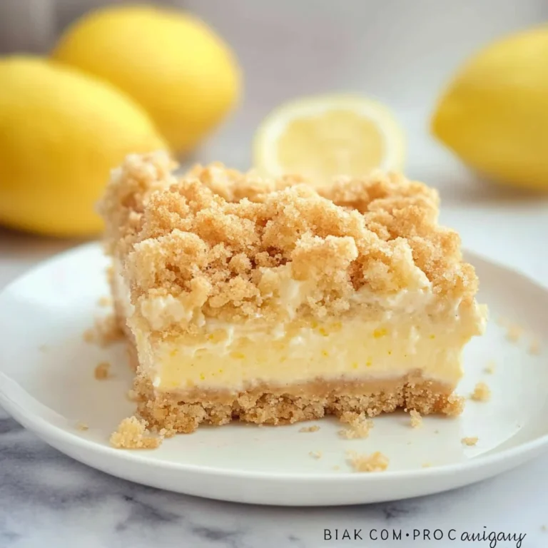 Lemon Cheesecake Crumb Bars: Irresistibly Creamy Delight
