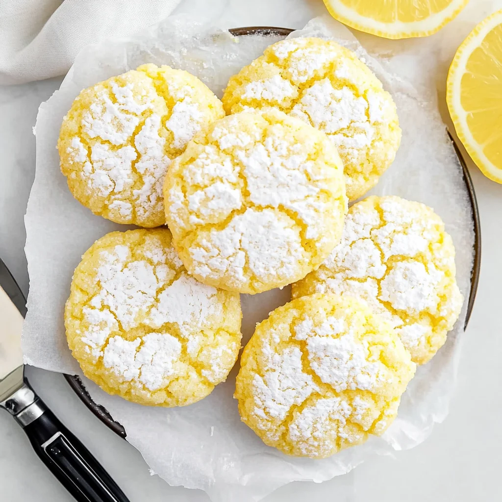 Lemon Crinkle Cookies: Sweet and Zesty Delight