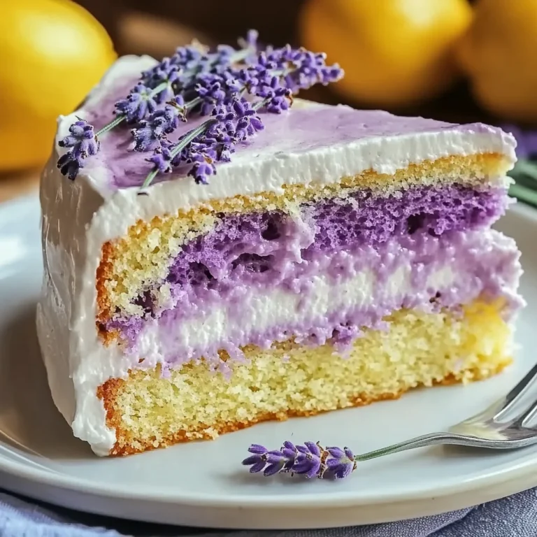 Lemon Lavender Dream Cake: A Refreshing Delight