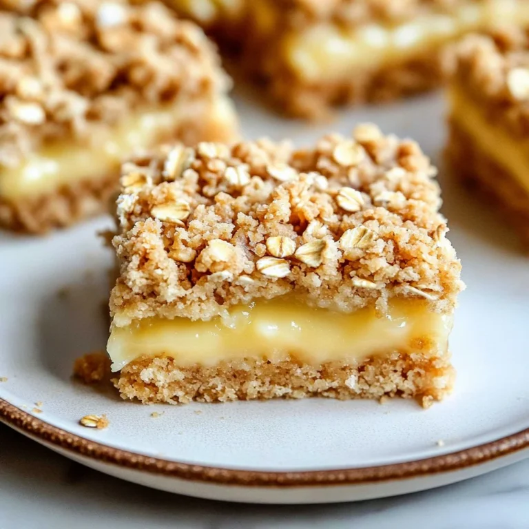 Lemon Oatmeal Crumble Bars: Sweet and Tangy Delight