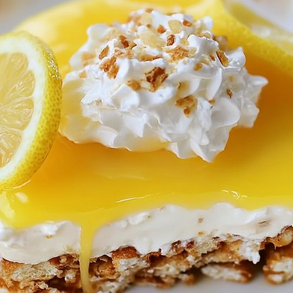 Lemon Pretzel Dessert: A Sweet and Salty Delight