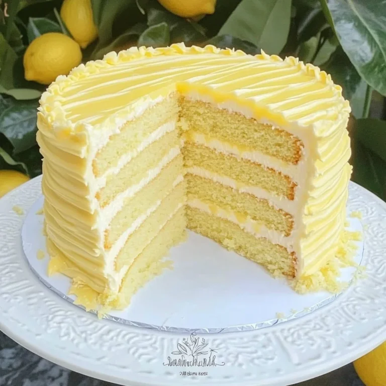 Lemon Velvet Cake: Light and Luscious Delight