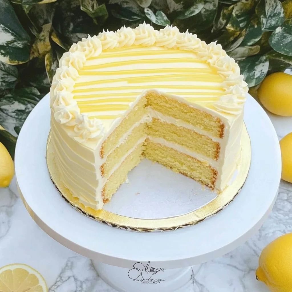 Lemon Velvet Cake: Delightfully Creamy and Irresistible