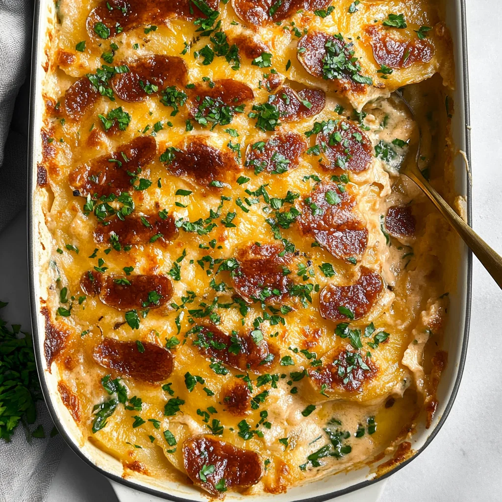 Loaded Scalloped Potatoes: Cheesy and Irresistible Delight