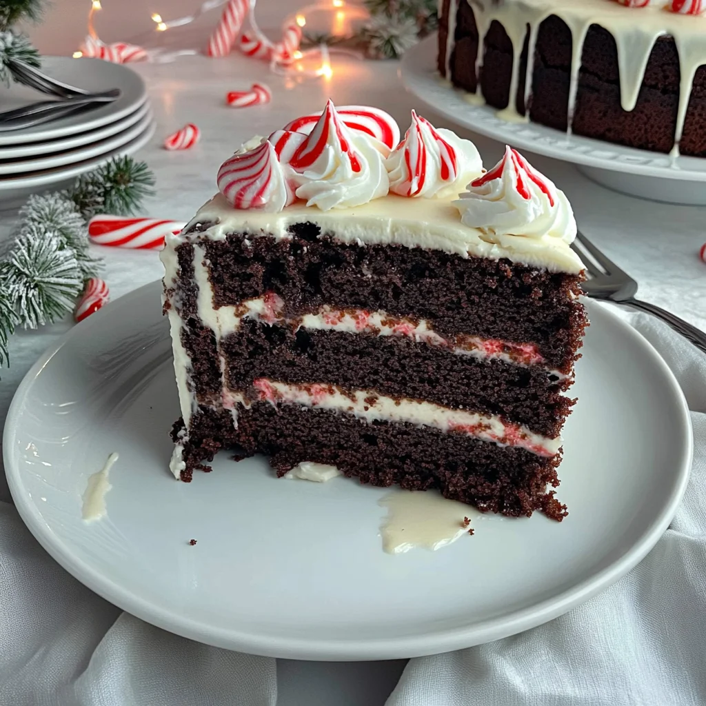 Moist Peppermint Fudge Cake: A Decadent Holiday Treat