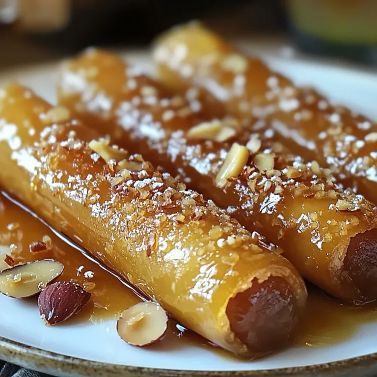 Moroccan Honey Almond Cigars: Sweet and Savory Delight