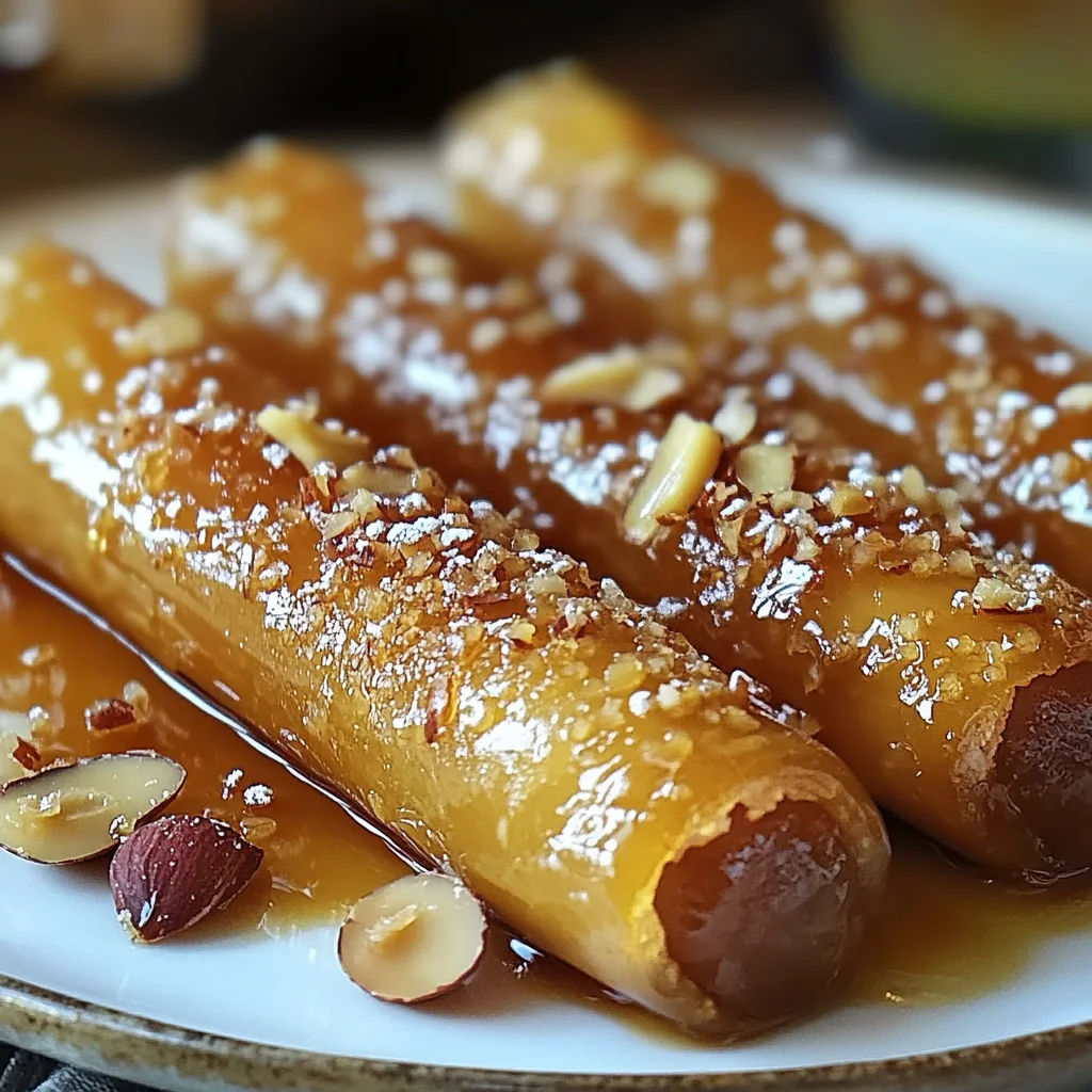 Moroccan Honey Almond Cigars: Sweet and Savory Delight