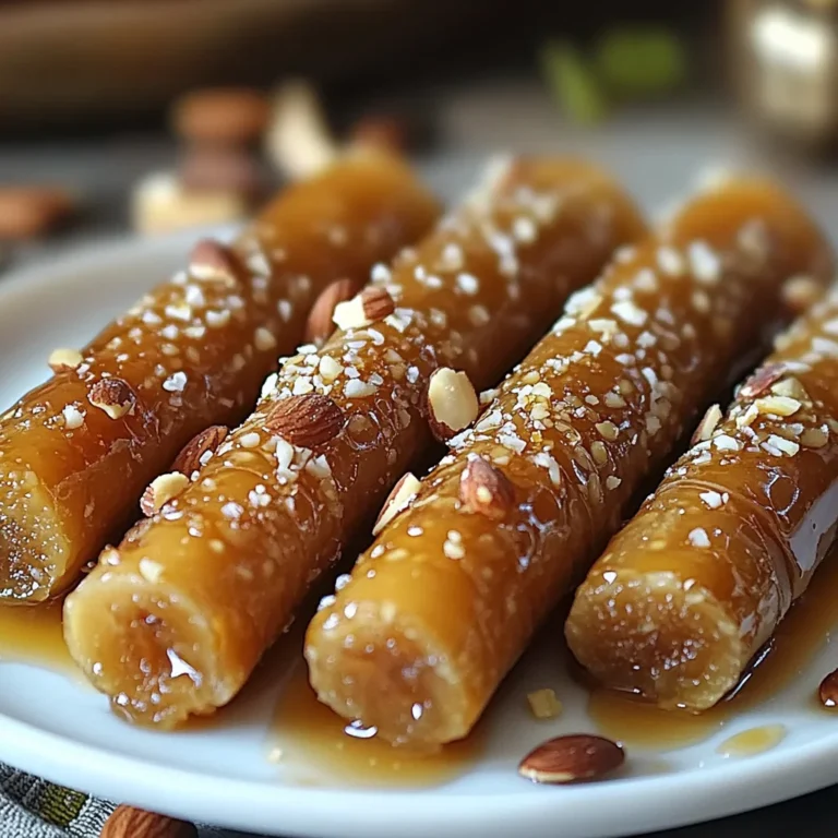 Moroccan Honey Almond Cigars: Irresistibly Sweet Treats