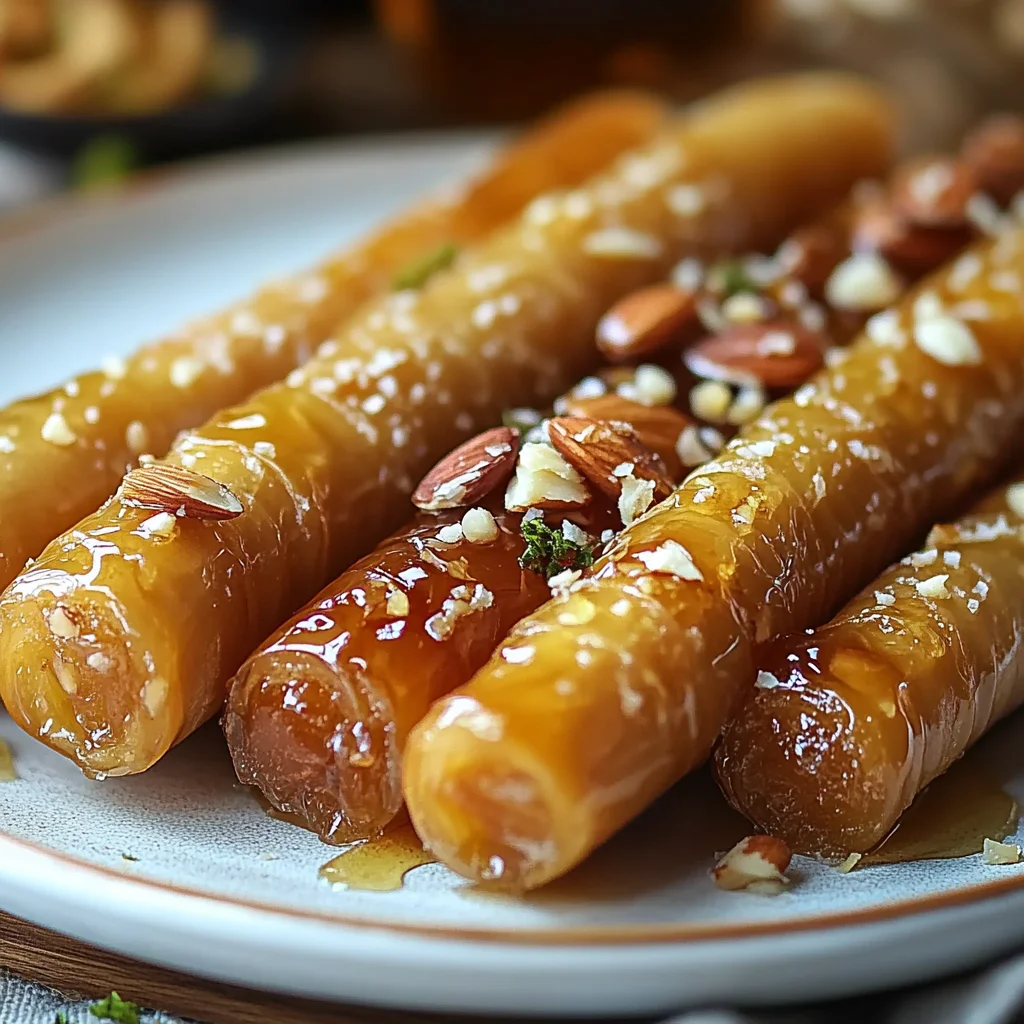 Moroccan Honey Almond Cigars: Sweetly Irresistible Delights