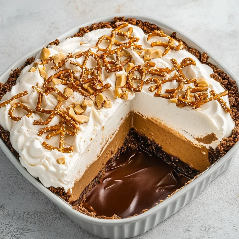No-Bake Peanut Butter Chocolate Pretzel Pie: Irresistibly…