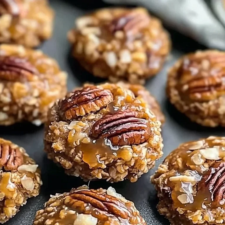 No-Bake Pecan Coconut Praline Cookies: Irresistibly Sweet…