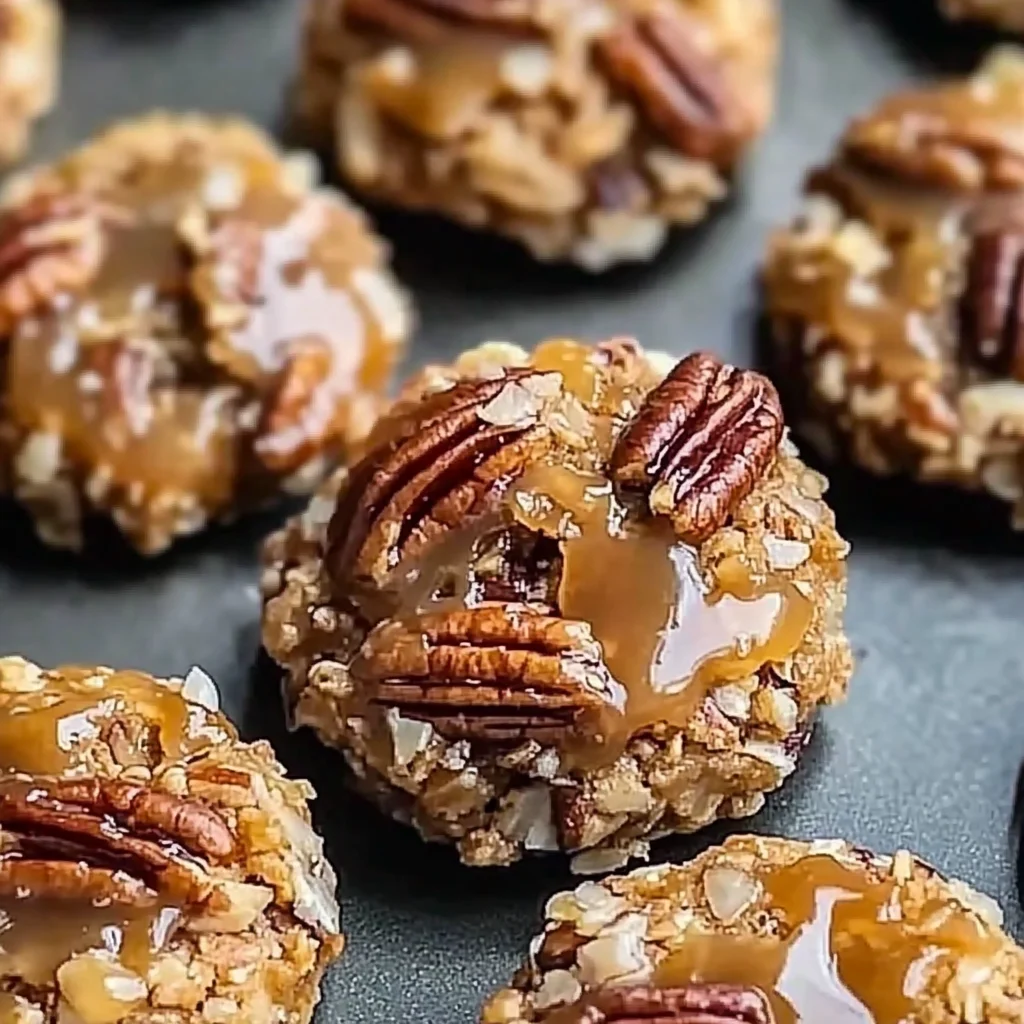 No-Bake Pecan Coconut Praline Cookies: Irresistibly Sweet…