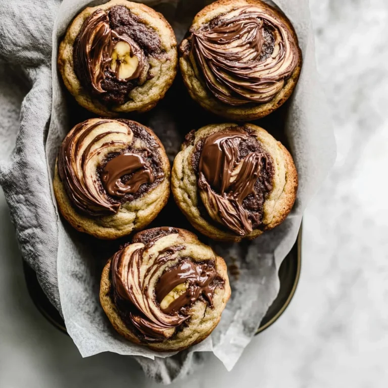 Nutella Swirled Banana Muffins: Indulgent and Irresistible