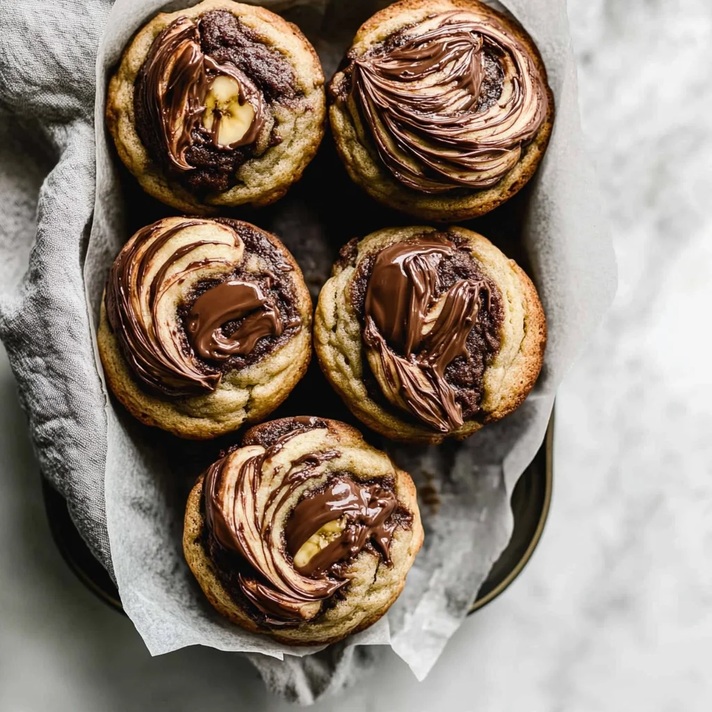 Nutella Swirled Banana Muffins: Indulgent and Irresistible