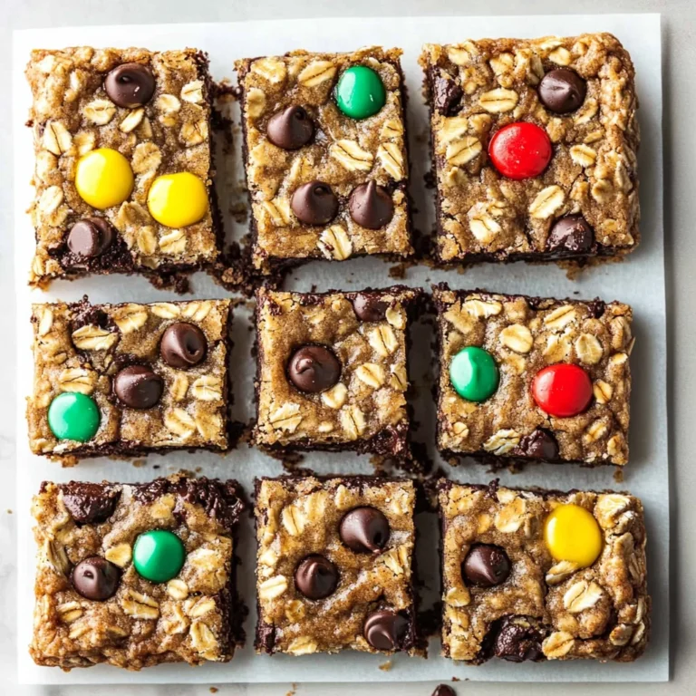 Oatmeal Chocolate Chip Bars: Gooey & Irresistible Treats