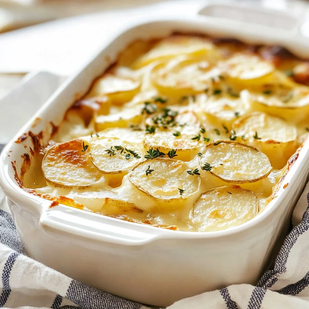 Old Fashioned Scalloped Potatoes Recipe: Comforting Delight