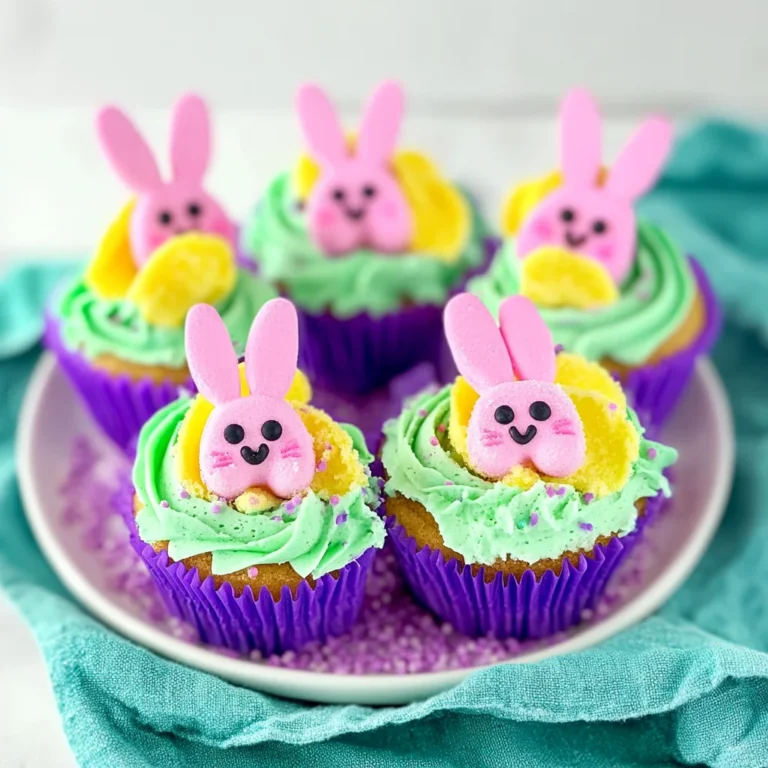 Peeps Bunny Cupcakes: Adorable and Delicious Treats