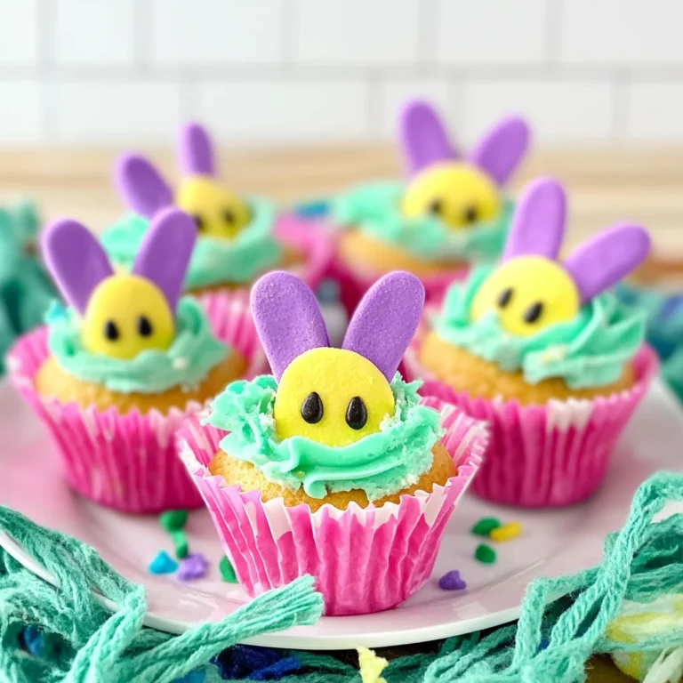 Peeps Bunny Cupcakes: Adorable and Delicious Treats