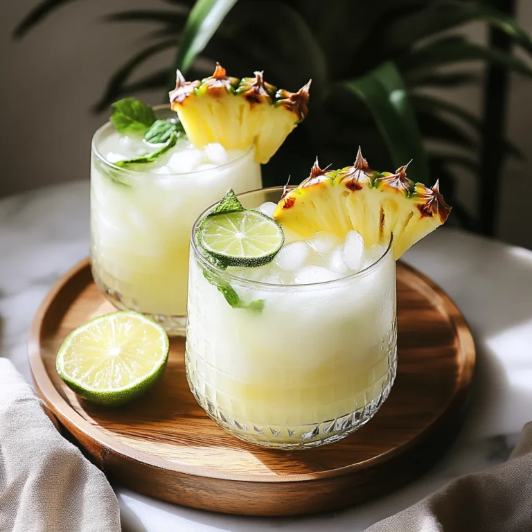 Pineapple Coconut Mojito: A Tropical Twist on a Classic M…