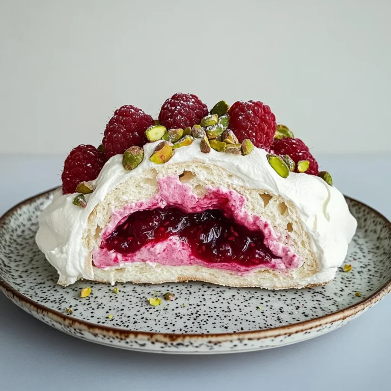 Pistachio & Raspberry Meringue Nests: A Sweet Spring Treat