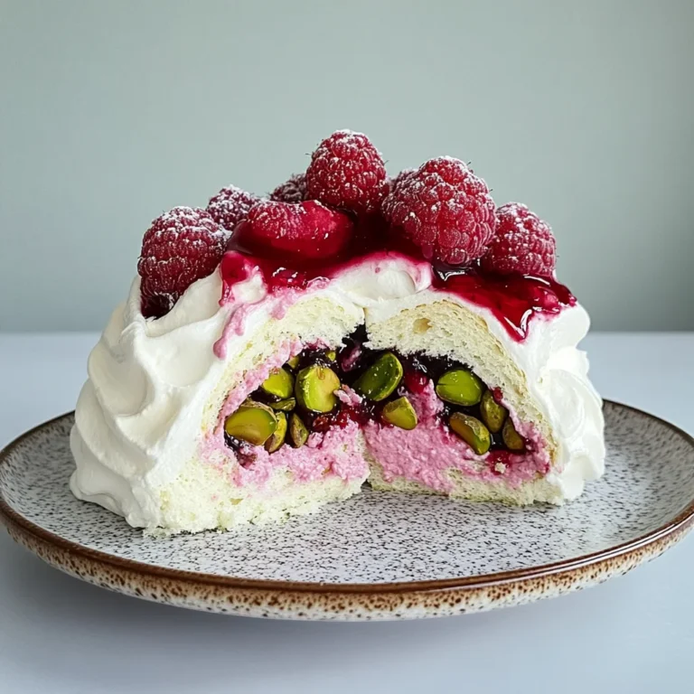 Pistachio & Raspberry Meringue Nests: A Sweet Spring Delight