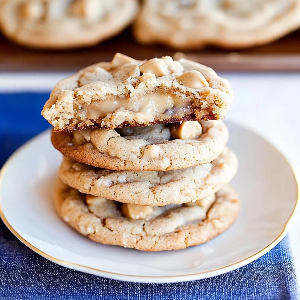 Puffy Peanut Butter Chip Cookies: Gooey Joy in Every Bite