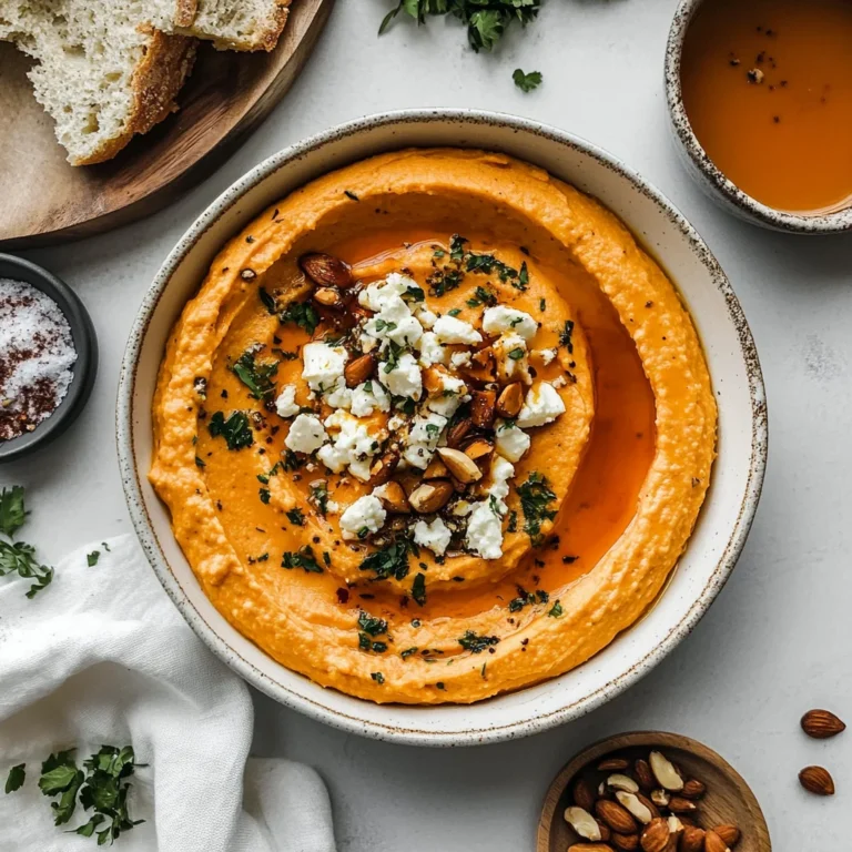 Pumpkin Whipped Feta Dip: Creamy and Irresistibly Unique