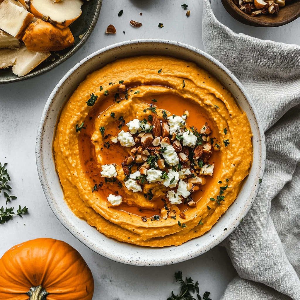 Pumpkin Whipped Feta Dip: Creamy and Irresistible Treat