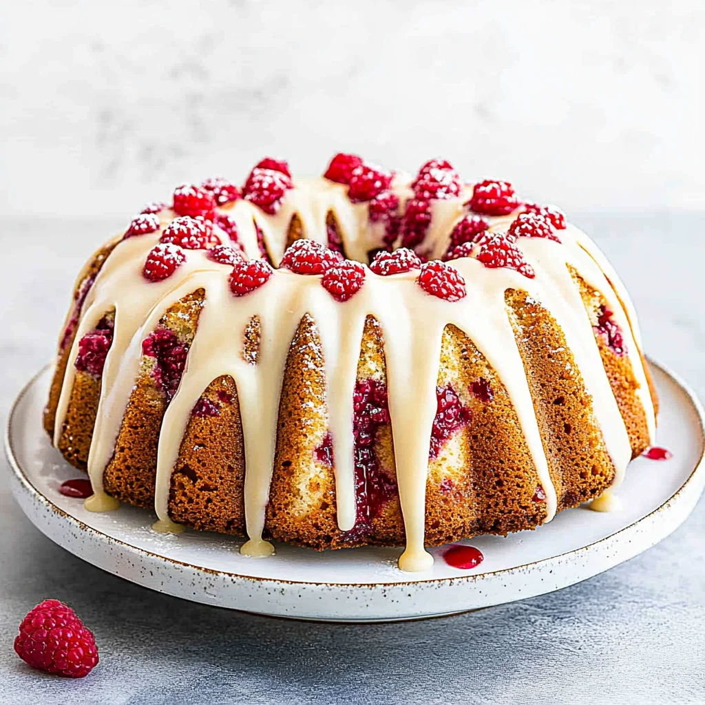 Raspberry White Chocolate Bundt Cake: Decadent Delight Aw…