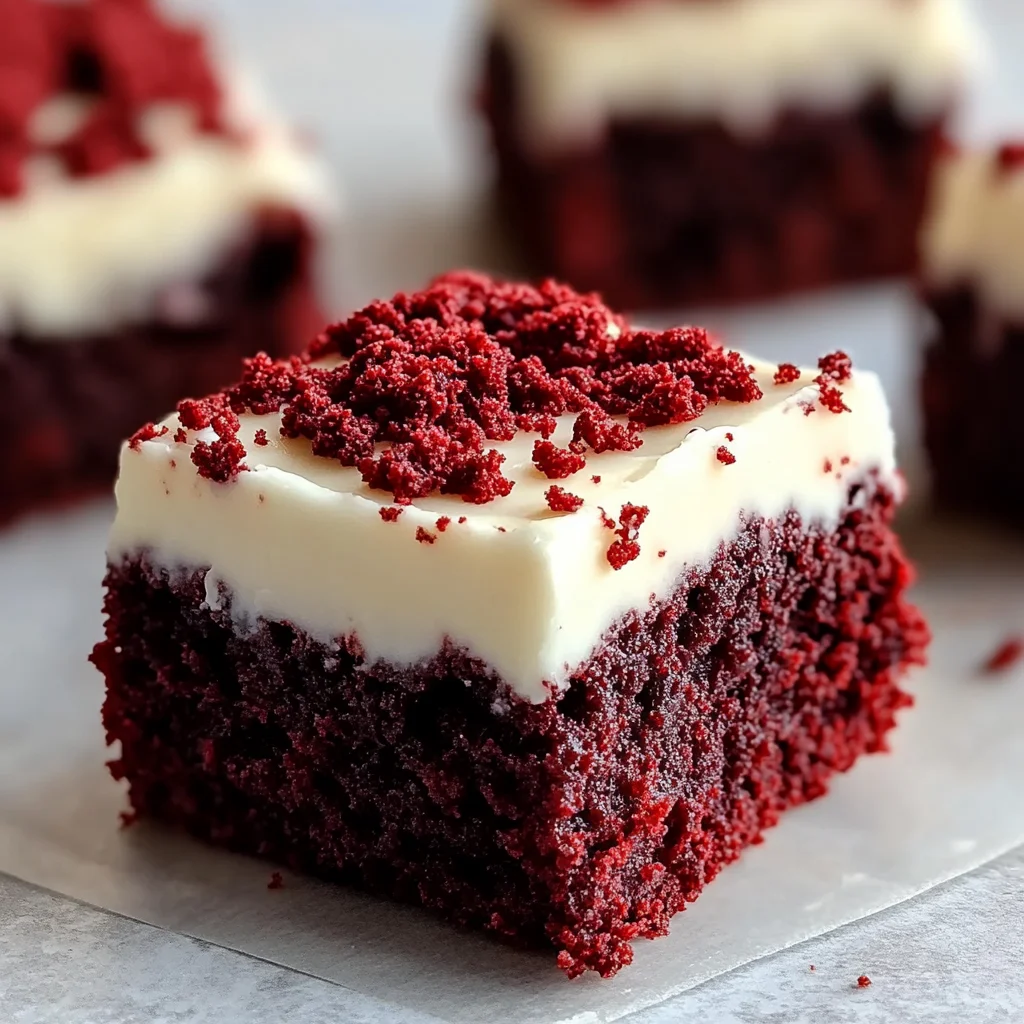 Red Velvet Brownies with Cream Cheese Frosting Recipe: Ir…