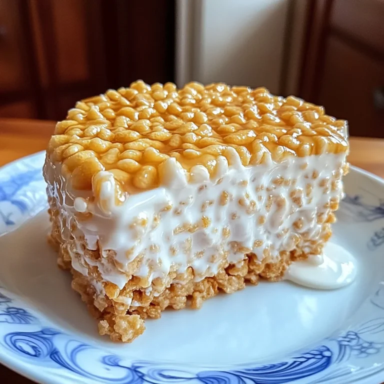 Rice Krispy Treat No-Bake Cheesecake: Sweet and Creamy De…