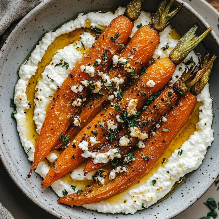 Roasted Carrots with Whipped Ricotta & Hot Honey: Irresis…
