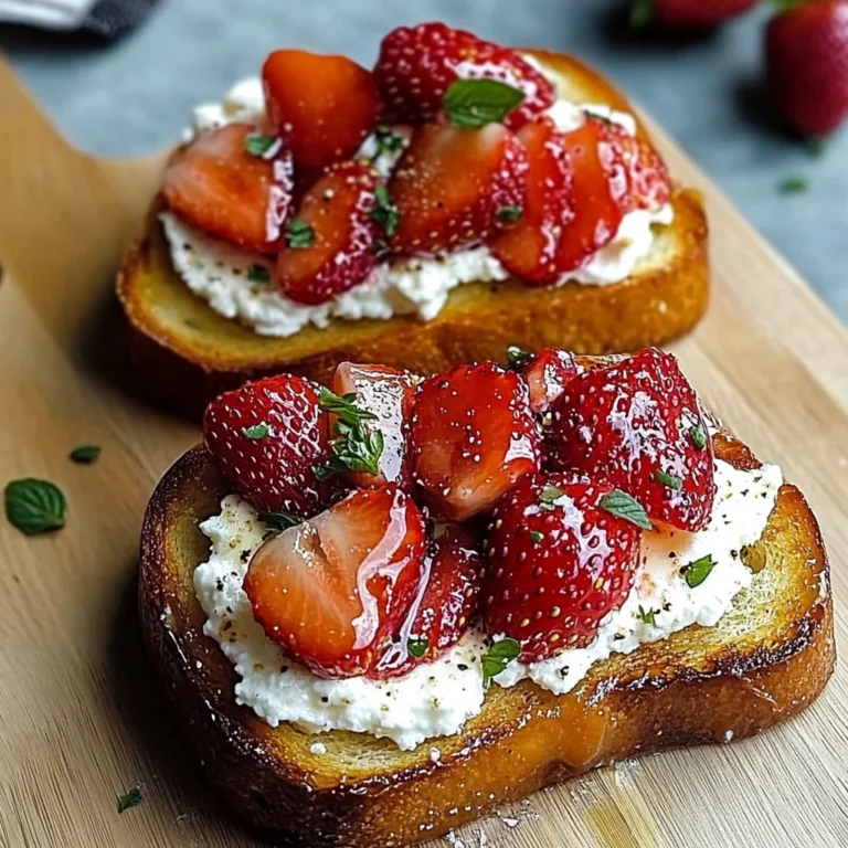 Roasted Strawberry Whipped Ricotta Toast: Irresistibly Cr…