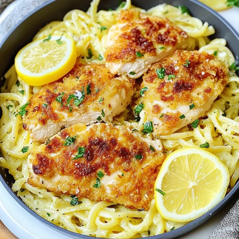Romano Chicken with Lemon Garlic Pasta: A Zesty Delight