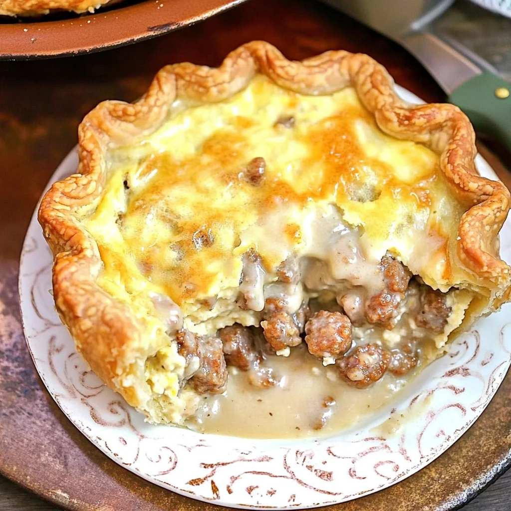 Sausage Quiche Recipe with Sausage Gravy: Comforting Delight