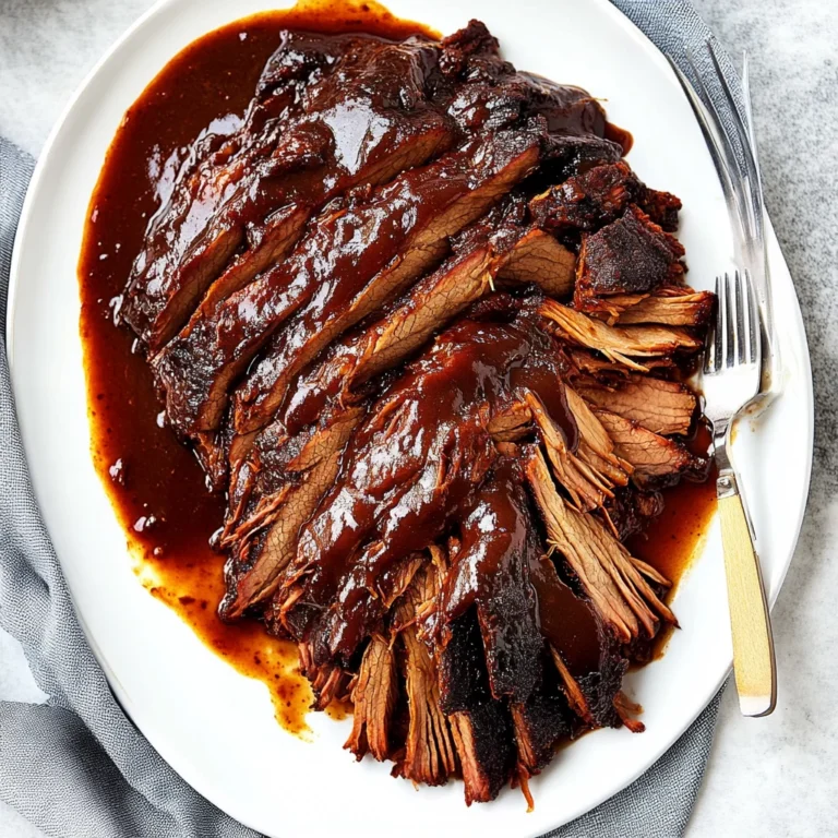 Slow Cooker BBQ Beef Brisket: Tender and Flavorful Delight