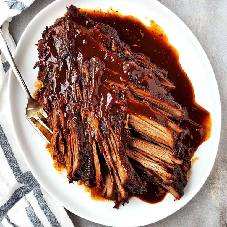 Slow Cooker BBQ Beef Brisket: Tender and Flavorful Delight
