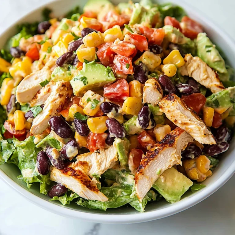 Southwestern Chopped Chicken Salad Recipe: Fresh and Zesty