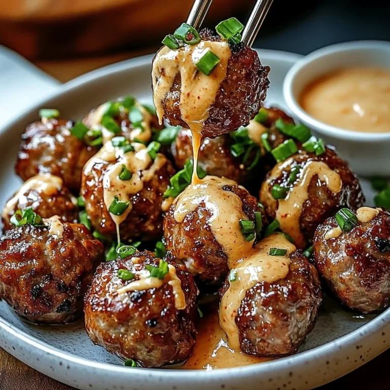 The Best Korean BBQ Meatballs with Spicy Mayo Dip