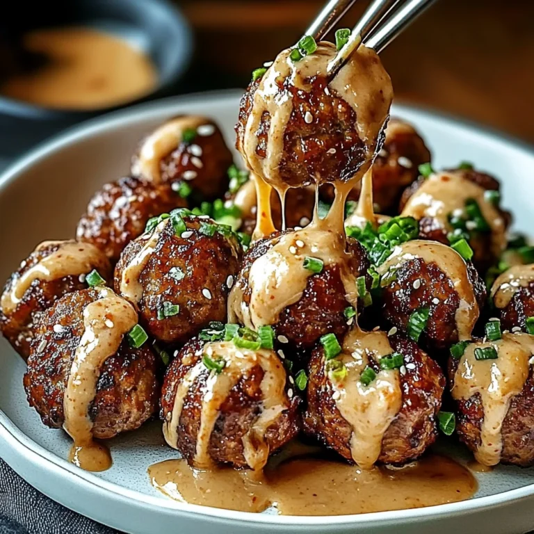 The Best Korean BBQ Meatballs with Spicy Mayo Dip