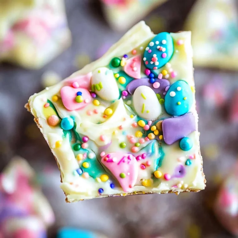 White Chocolate Easter Bark: A Sweet Spring Delight