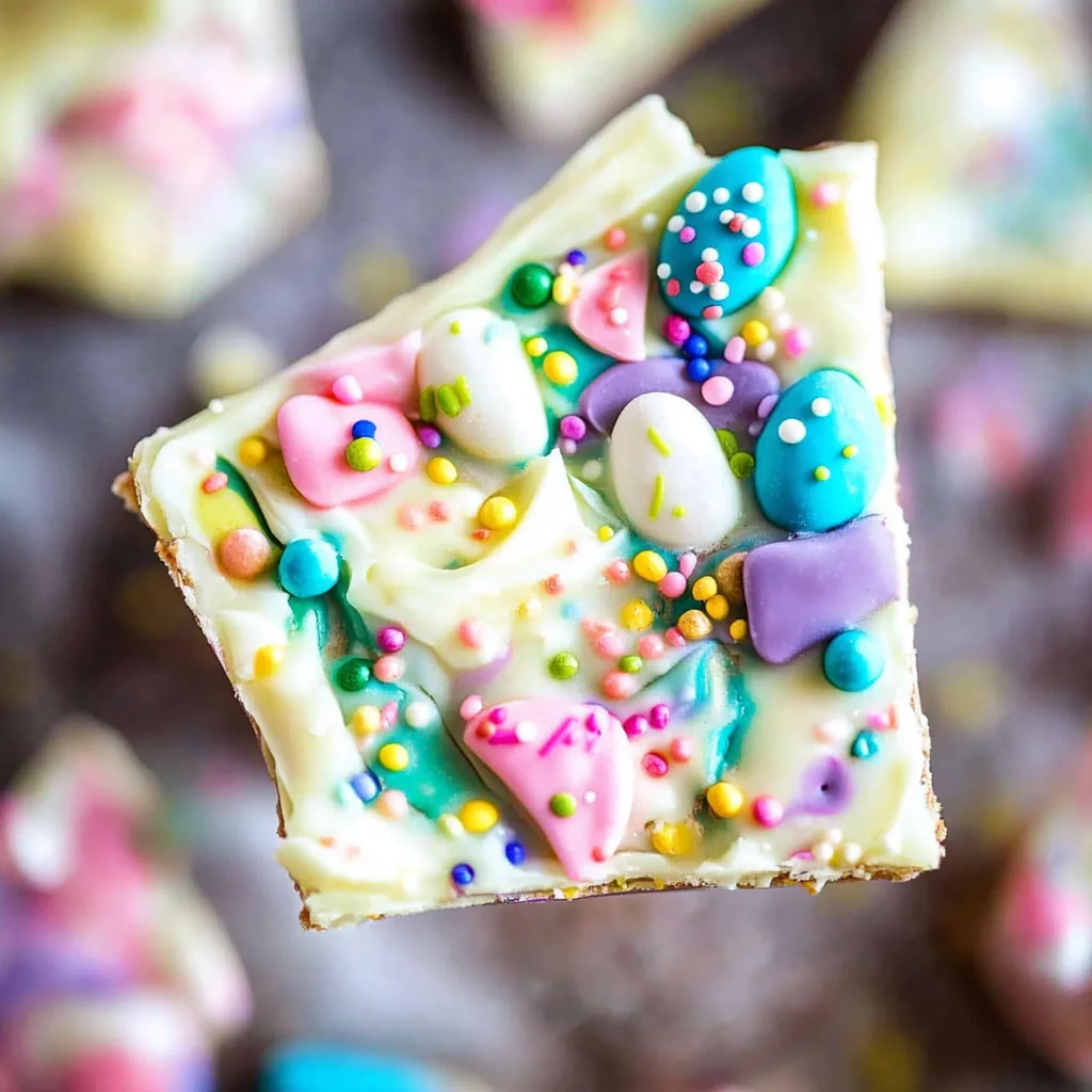 White Chocolate Easter Bark: A Sweet Spring Delight