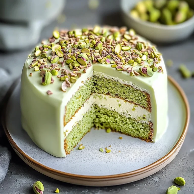 White Chocolate Pistachio Cake: A Decadent Delight